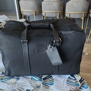 Coach Black Weekender/Duffel Bag with tags